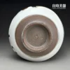 hsu-2-37 (6) 台灣陶藝茶碗-許旭倫無釉足部與有釉表面的色澤對比