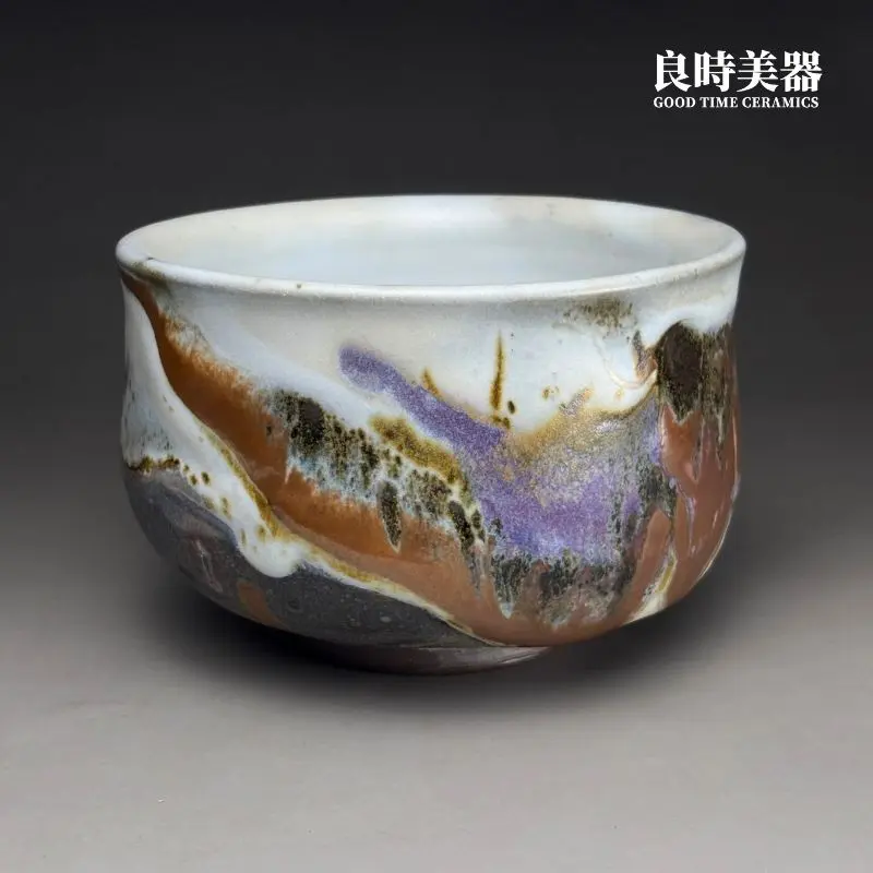 hsu-2-38 (1) 許旭倫手作幻彩窯變大茶碗HSU-2-38