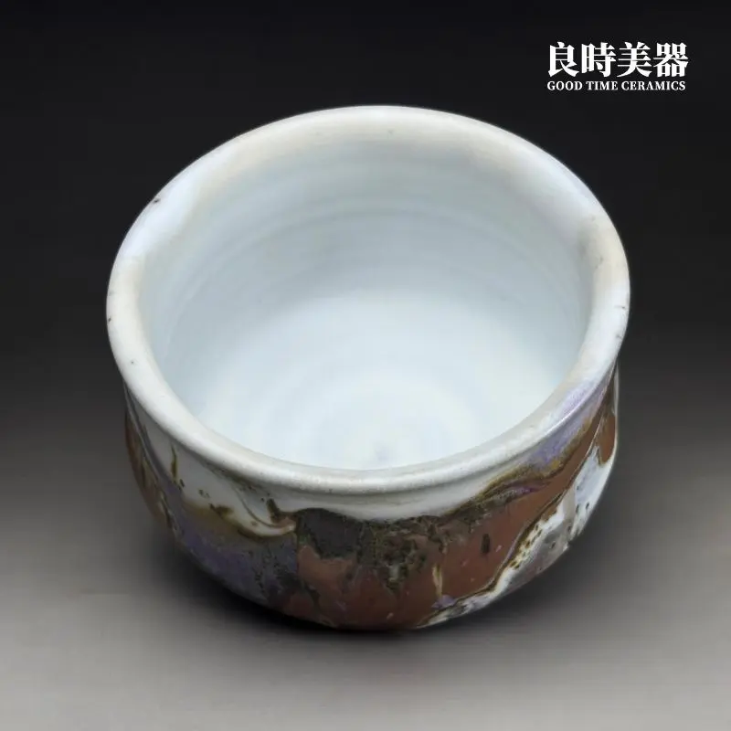 hsu-2-38 (6) 許旭倫半筒形陶胎大茶碗側面外觀