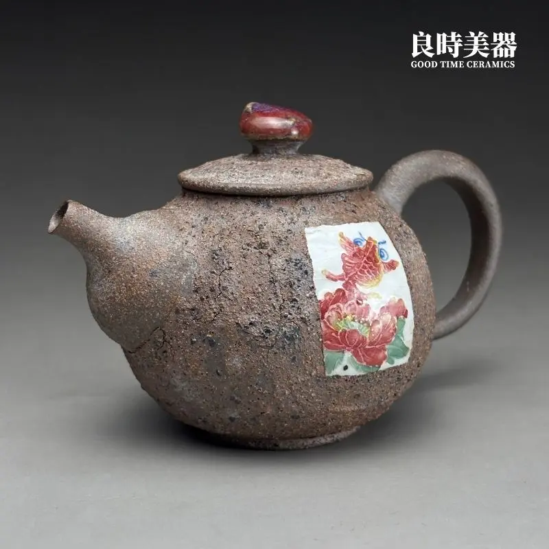 hsu-2-39 (4) 高端台灣茶具-許旭倫麥飯石活性炭質原礦土胎高溫窯變細節