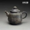 t-ccz-1 (2) 台灣茶器推薦張家誌手工柴燒側把壺