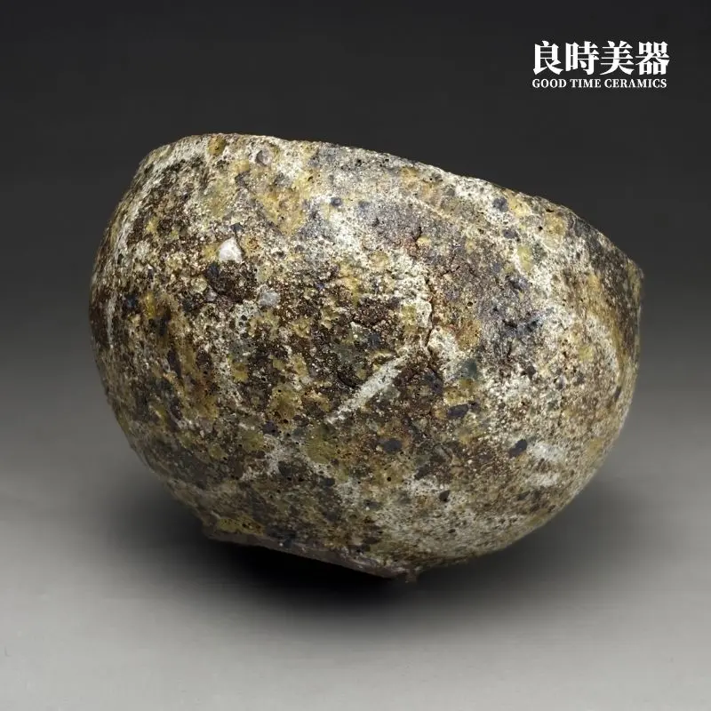 良時美器台灣茶器推薦-鼻祖古川子孤品岩礦茶碗