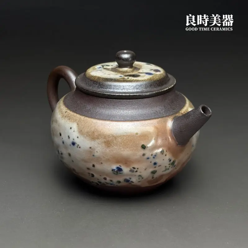 wang-1-3 (9) 良時美器高端台灣茶具陳列-王文玉163g柴燒岩礦壺-名家茶空間
