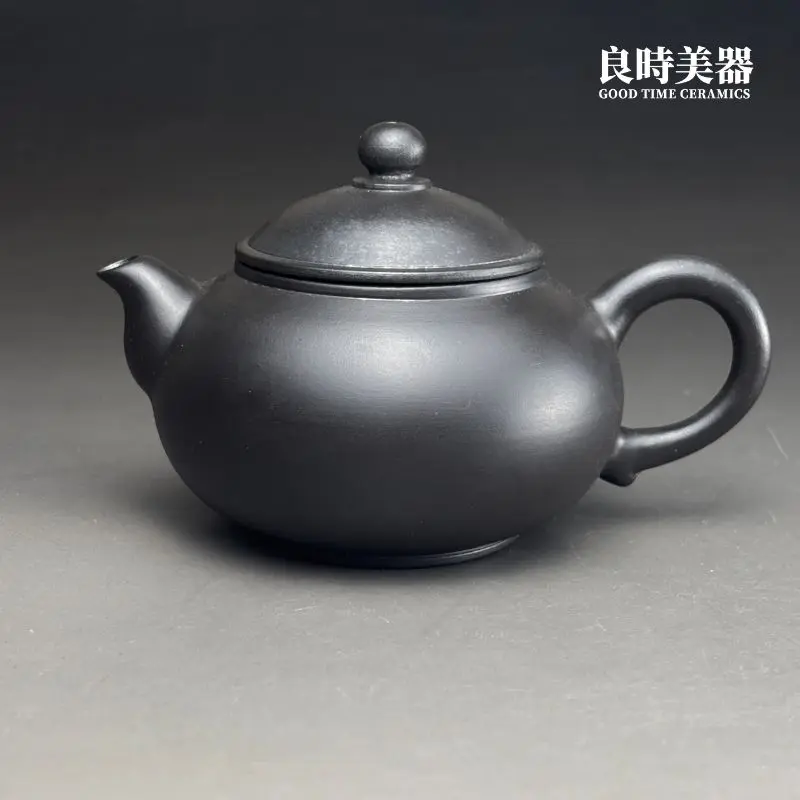 台灣茶具-林永裕手作煙燻黑金西施壺