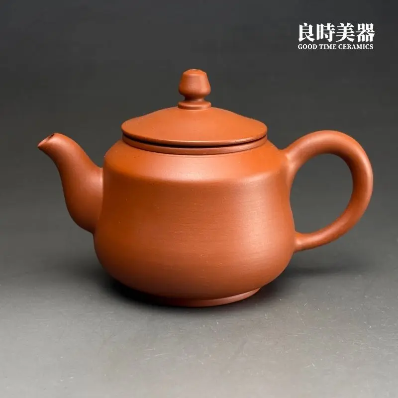 台灣茶具-林永裕手作朱泥茶壺-T-LYUR-3正面外觀