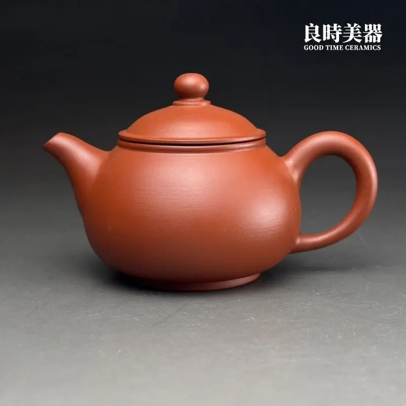 台灣茶具-林永裕手作朱泥茶壺-T-LYUR-4正面外觀