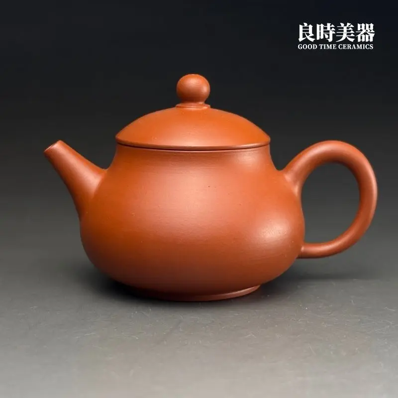 台灣茶具-林永裕手作朱泥茶壺-T-LYUR-5正面外觀