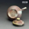 ccz-3(3) 【張家誌】入炭柴燒手作茶壺250ml 落款