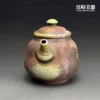 ccz-3(4) 【張家誌】入炭柴燒手作茶壺250ml 重落灰