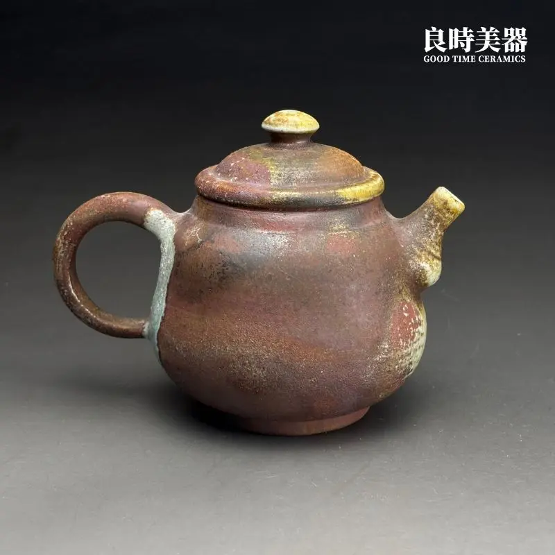 ccz-3(5) 【張家誌】入炭柴燒手作茶壺250ml 正面