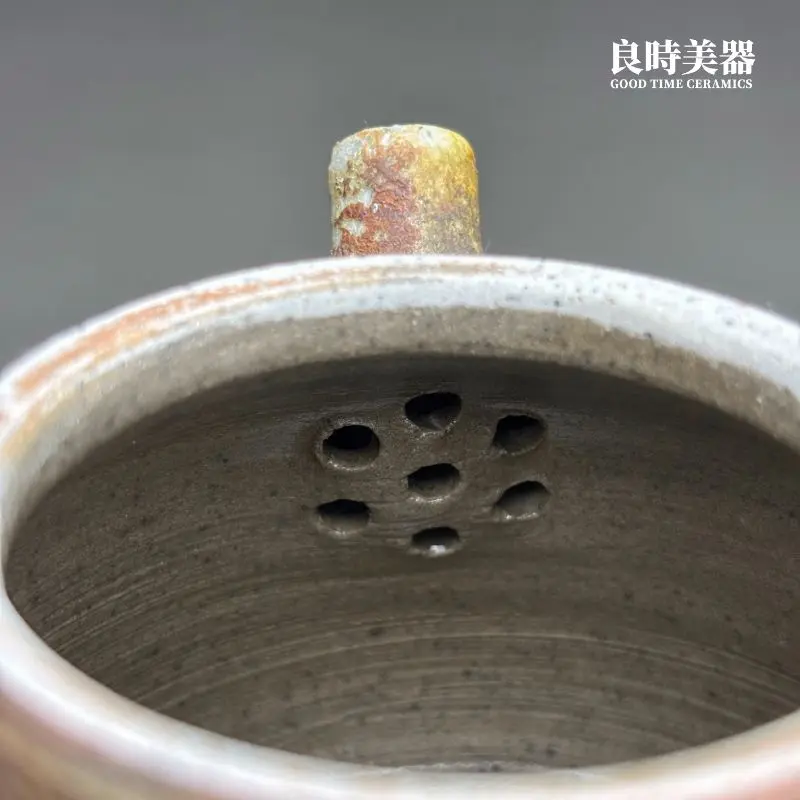 ccz-3(6) 【張家誌】入炭柴燒手作茶壺250ml 內孔
