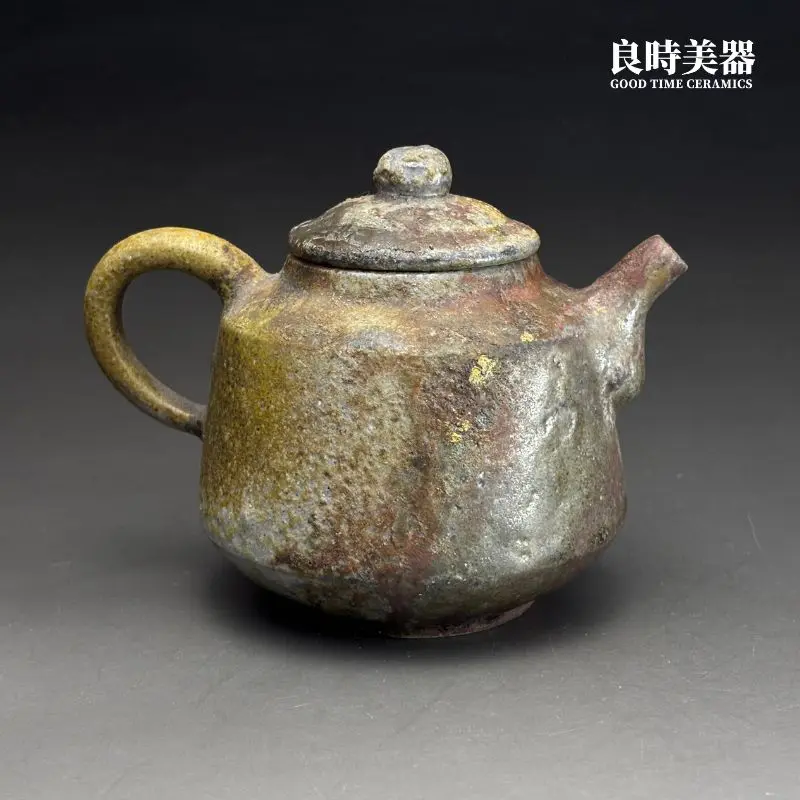 【張家誌】精品入炭柴燒手作茶壺 275ml背面