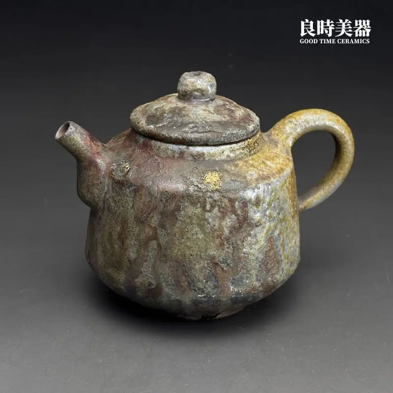 【張家誌】精品入炭柴燒手作茶壺 275ml正面