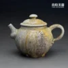 【張家誌】精品入炭柴燒壺 250ml 重落灰背面