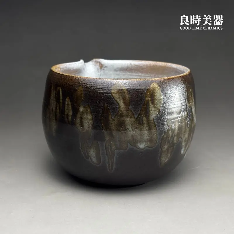 手刷抹茶碗點茶情境-12.3x9cm防護比例激烈W字刷茶防濺不外漏