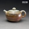 sgg-061-1 (1) 台灣茶器推薦-周聖鈞手作Sgg-061-1虎紋柴燒壺135ml