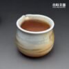 sgg-061-2 (3) 台灣茶具-周聖鈞Sgg-061-2虎紋柴燒茶海160ml背面