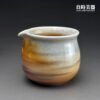 sgg-061-2 (4) 台灣茶具-周聖鈞Sgg-061-2虎紋柴燒茶海160ml