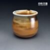 sgg-063-2 (2) 台灣茶具-周聖鈞Sgg-063-2虎紋柴燒茶海210ml天然虎斑背面