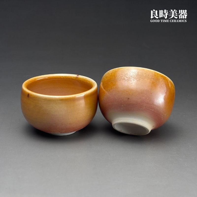 sgg-063-3 (1) 高端台灣茶器-周聖鈞Sgg-063-3虎紋柴燒茶杯30ml