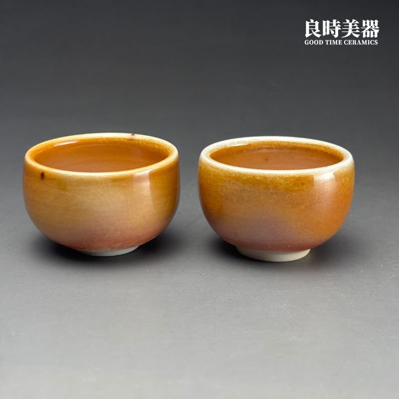 sgg-063-3 (2) 高端台灣茶器-周聖鈞Sgg-063-3虎紋柴燒茶杯30ml