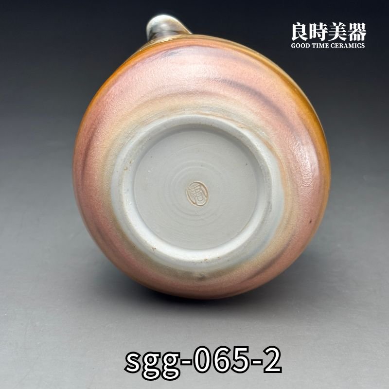 良時美器 周聖鈞 虎紋柴燒茶海 底款