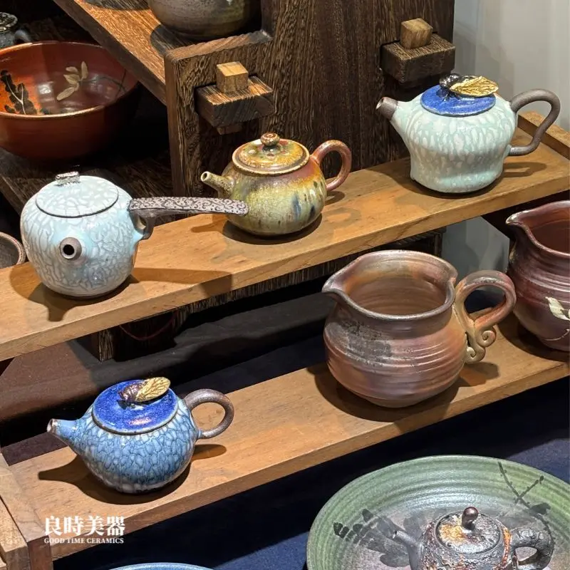 手作茶具推薦鶯歌柴燒茶壺茶海