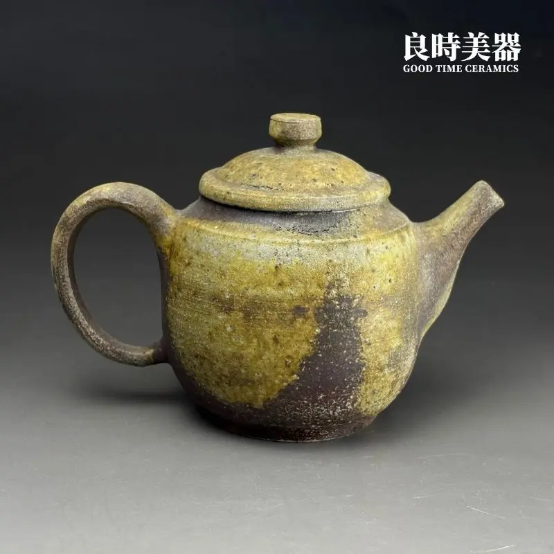 ccz-10 (4) 良時美器台灣茶器推薦-張家誌手作柴燒窯變德鐘壺290ml高聳圓筒整體造型