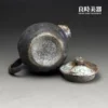 台灣茶具-張家誌手作入炭柴燒壺底足內圈與職人方形款識真跡
