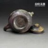 台灣茶具-張家誌手作入炭柴燒壺底足內圈與2013、4.2山形落款款識真跡