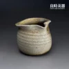 張家誌手作柴燒窯變茶海不規則黃綠結晶流淌