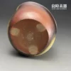 良時美器台灣茶器推薦-張家誌手作柴燒窯變茶海底足與2014、3山形落款真跡