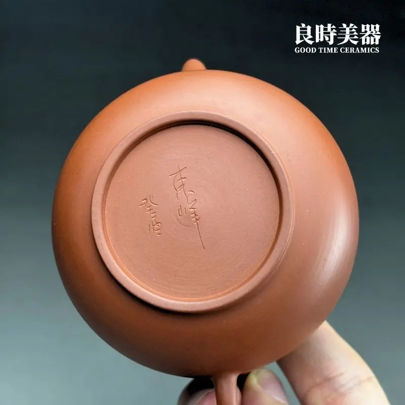 ylhpt-3 (2) 東峰早期手拉坯朱泥壺 150ml|絕版收藏