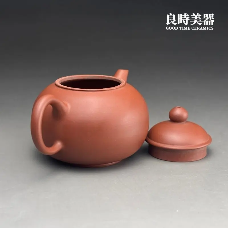 ylhpt-3 (3) 東峰早期手拉坯朱泥壺 150ml|絕版收藏