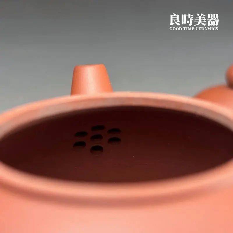 ylhpt-3 (4) 東峰早期手拉坯朱泥壺 150ml|絕版收藏