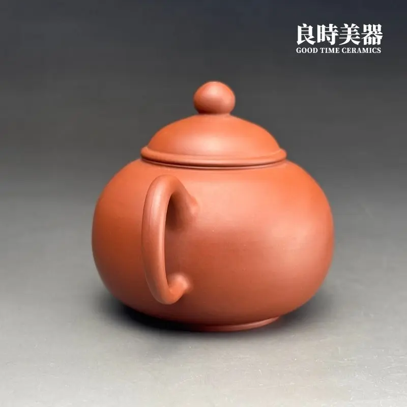 ylhpt-3 (5) 東峰早期手拉坯朱泥壺 150ml|絕版收藏