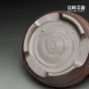 良時美器台灣茶器推薦-陳明謙手作藍彩花卉薰香底足與陳明謙落款款識真跡