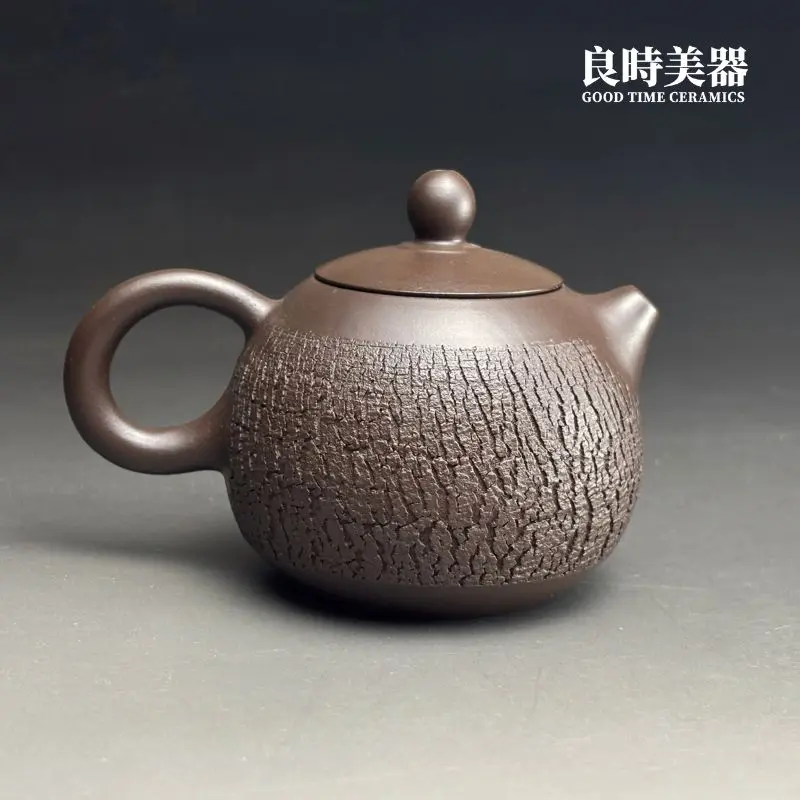 台灣茶具-陳政嵐倒把西施紫砂壺180ML背面