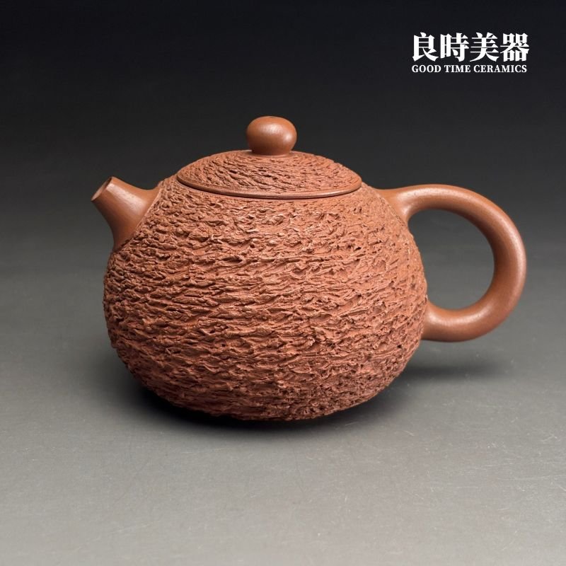台灣茶具-李崑明冰煙朱泥壺180ML
